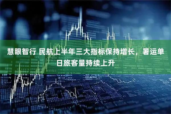 慧眼智行 民航上半年三大指标保持增长，暑运单日旅客量持续上升